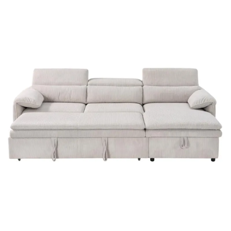 Sectional Bed and a Right-Side Chaise with Storage -