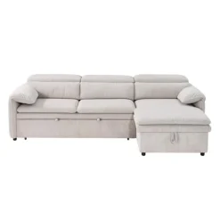 Sectional Bed and a Right-Side Chaise with Storage -