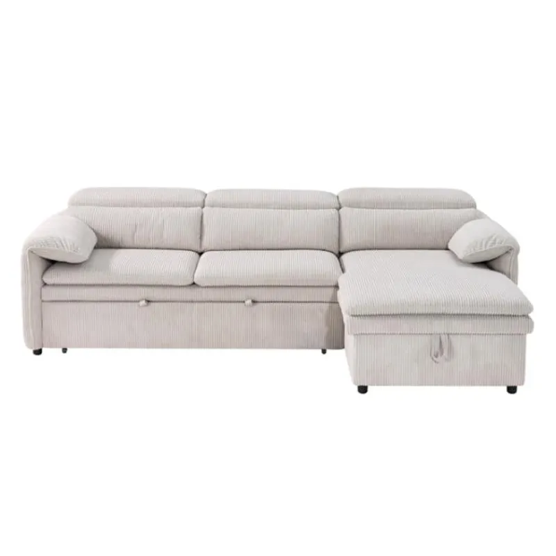 Sectional Bed and a Right-Side Chaise with Storage -