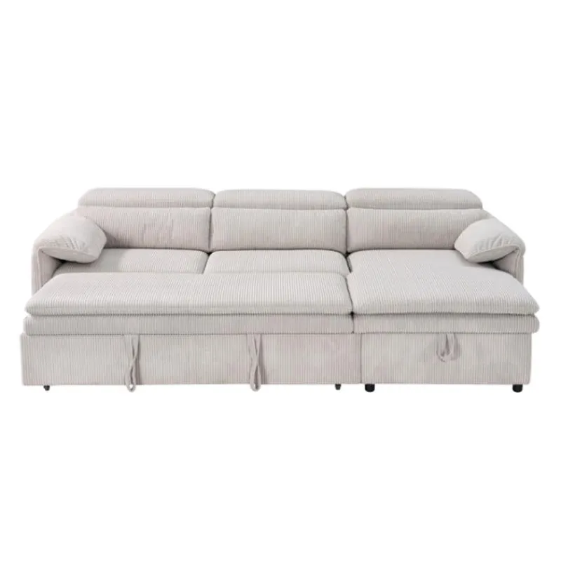 Sectional Bed and a Right-Side Chaise with Storage -