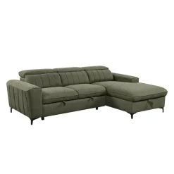 Sectional Bed with Chaise and Storage