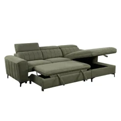 Sectional Bed with Chaise and Storage