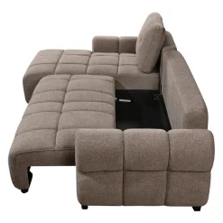 Sectional Bed with Left-Facing Chaise and Storage -