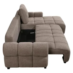 Sectional Bed with Right-Facing Chaise and Storage -