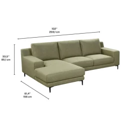 Sectional with Left-Side Chaise -