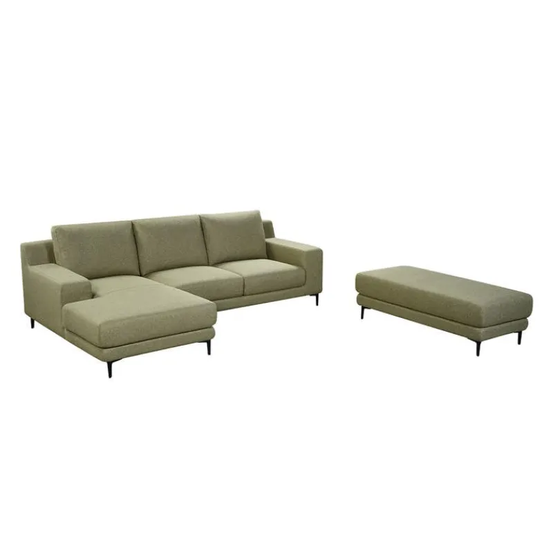 Sectional with Left-Side Chaise and Ottoman -