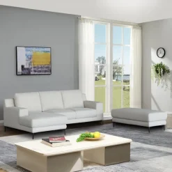 Sectional with Left-Side Chaise and Ottoman -