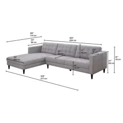 Sectional with Left-Side Chaise -
