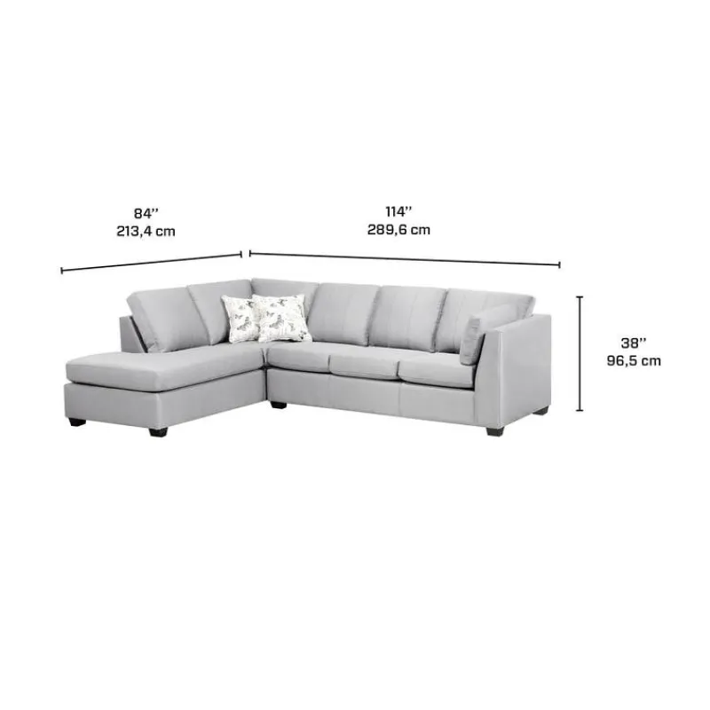 Sofa By Fancy Sectional with Left-Side Chaise