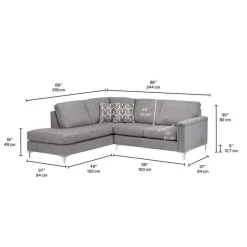 Sofa By Fancy Sectional with Left-Side Chaise