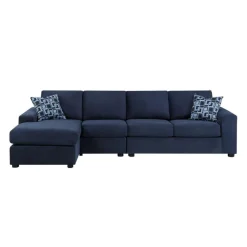 Sofa By Fancy Sectional with Reversible Chaise - Blue