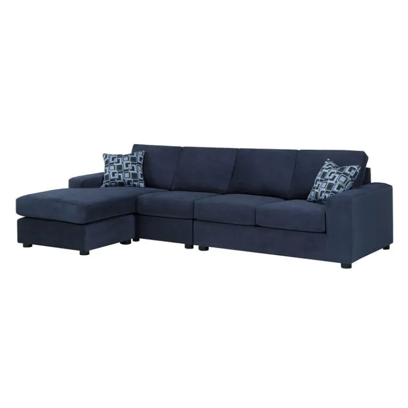 Sofa By Fancy Sectional with Reversible Chaise - Blue
