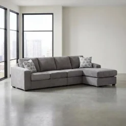Sofa By Fancy Sectional with Reversible Chaise - Grey