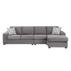 Sofa By Fancy Sectional with Reversible Chaise - Grey