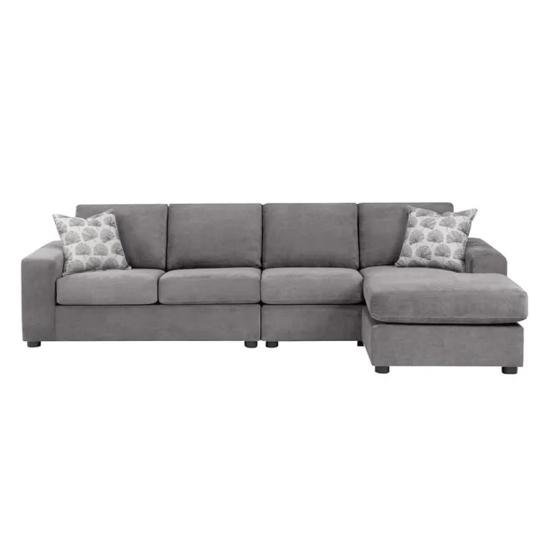 Sofa By Fancy Sectional with Reversible Chaise - Grey