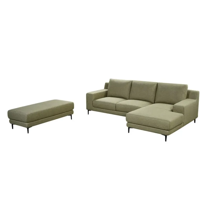 Sectional with Right-Side Chaise and Ottoman -