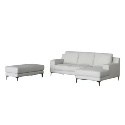 Sectional with Right-Side Chaise and Ottoman -