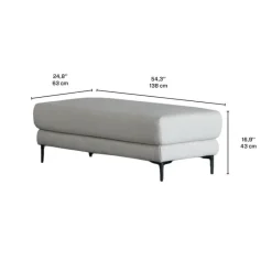 Sectional with Right-Side Chaise and Ottoman -