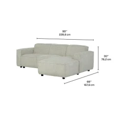 Sectional with Right-Side Chaise
