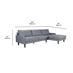 Sectional with Right-Side Chaise