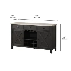 Server with 3 Drawers