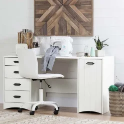 Meubles South Shore Sewing Craft Table And Storage - South Shore
