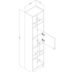 Meubles South Shore 5-shelf bookcase - South Shore