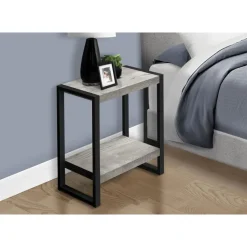 Monarch Side table - 2 tiers / 1 shelf / rectangular - 24