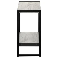 Monarch Side table - 2 tiers / 1 shelf / rectangular - 24