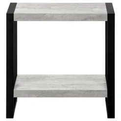Monarch Side table - 2 tiers / 1 shelf / rectangular - 24