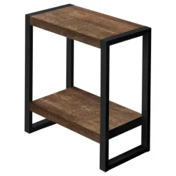Monarch Side table - 2 tiers / 1 shelf / rectangular - 24