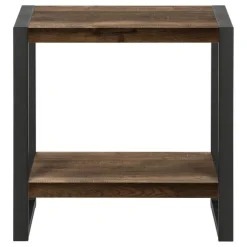 Monarch Side table - 2 tiers / 1 shelf / rectangular - 24
