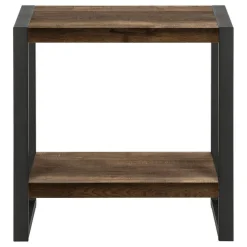 Monarch Side table - 2 tiers / 1 shelf / rectangular - 24