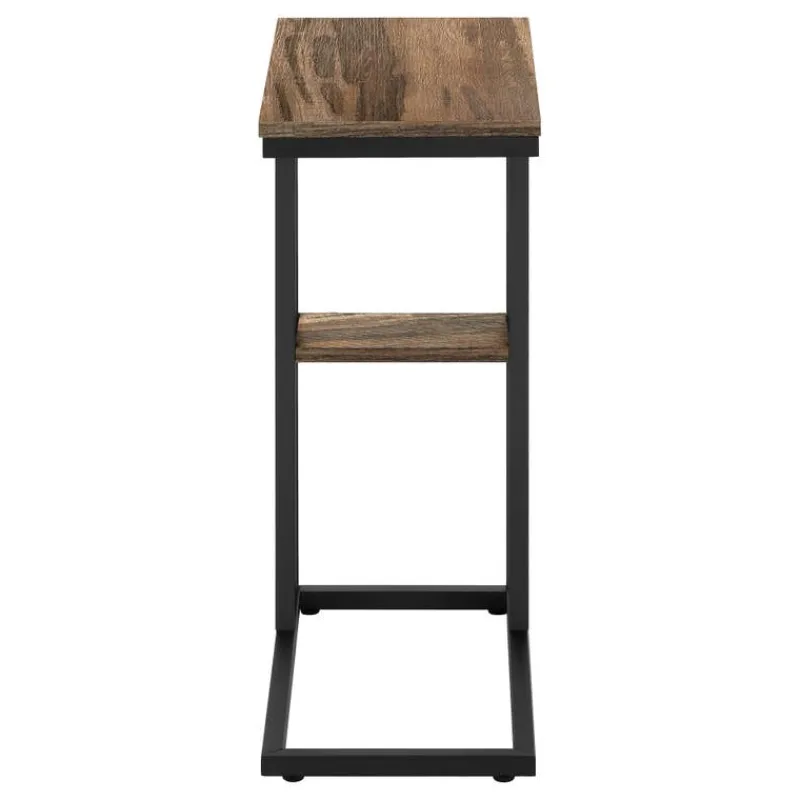 Monarch Side table / c table - 1 storage shelf / rectangular - 25"h - medium re -