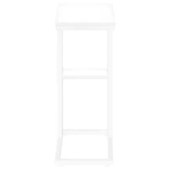 Monarch Side table / c table - 1 storage shelf / rectangular - 25"h - / met -