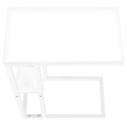 Monarch Side table / c table - 1 storage shelf / rectangular - 25