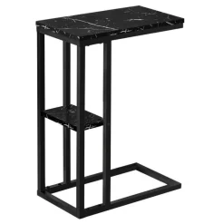 Monarch Side table / c table - 1 storage shelf / rectangular - 25