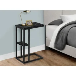 Monarch Side table / c table - 1 storage shelf / rectangular - 25