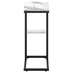 Monarch Side table / c table - 1 storage shelf / rectangular - 25
