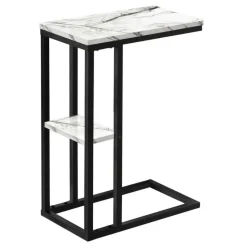Monarch Side table / c table - 1 storage shelf / rectangular - 25