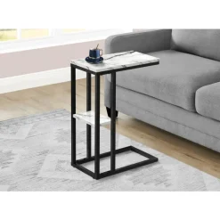 Monarch Side table / c table - 1 storage shelf / rectangular - 25
