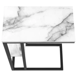 Monarch Side table / c table - 1 storage shelf / rectangular - 25