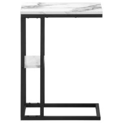 Monarch Side table / c table - 1 storage shelf / rectangular - 25