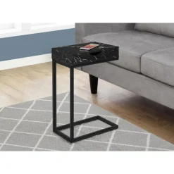 Monarch Side table / c table - 1 storage drawer, pass-through / rectangular - 25