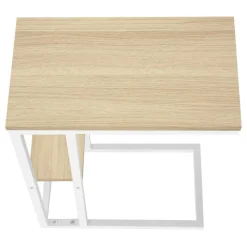 Monarch Side table / c table - 1 storage shelf / rectangular - 25