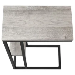 Monarch Side table / c table - 1 storage shelf / rectangular - 25