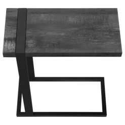 Monarch Side table / c table - thick-panel top / rectangular - 25