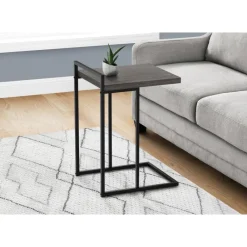 Monarch Side table / c table - thick-panel top / wide / rectangular - 25