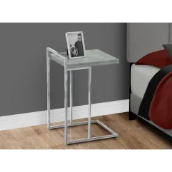 Monarch Side table / c table - thick-panel top / wide / rectangular - 25
