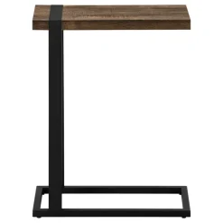 Monarch Side table / c table - thick-panel top / rectangular - 25"h - reclaimed -